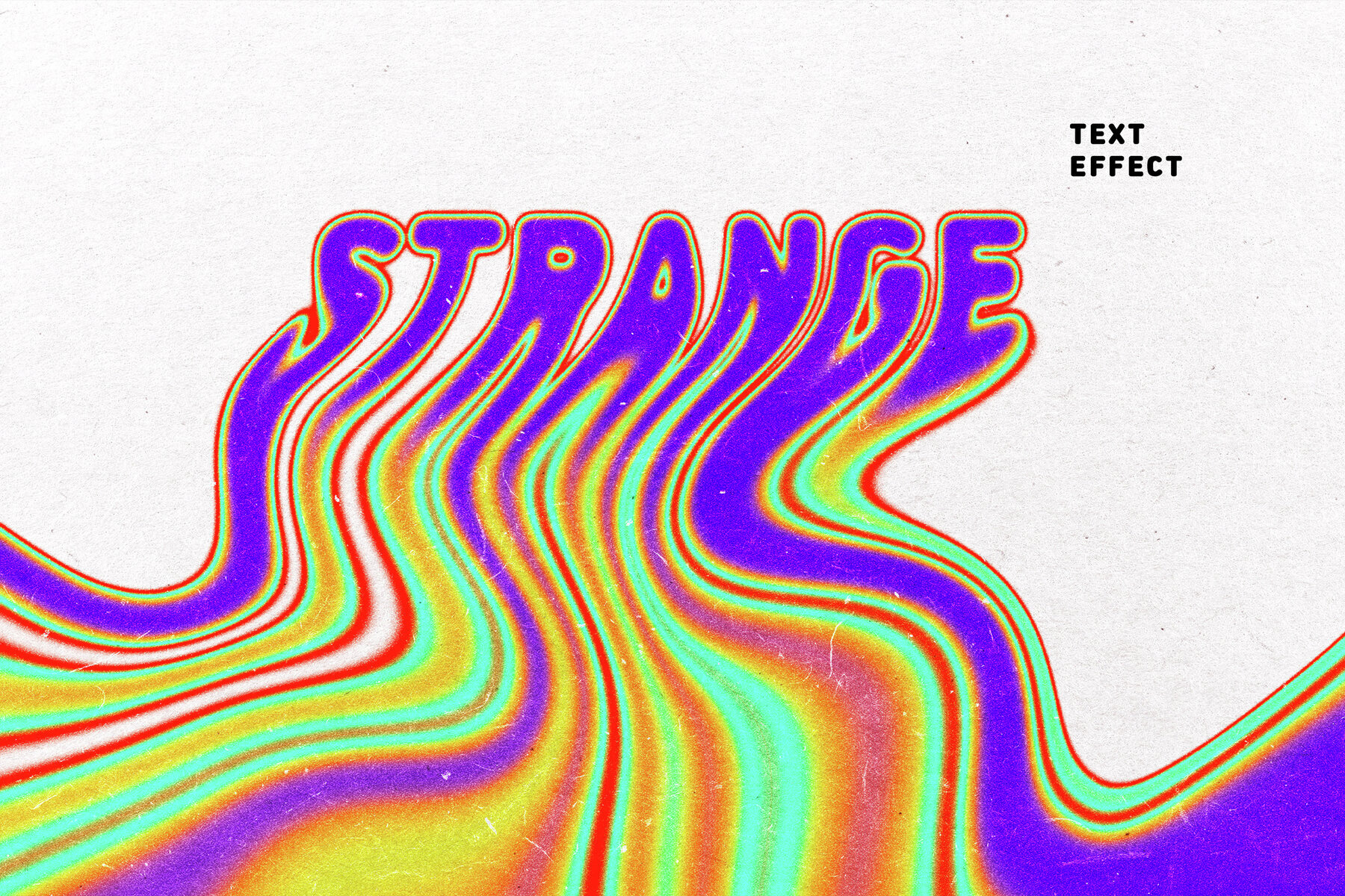 Colorful Melting Text Effect 1