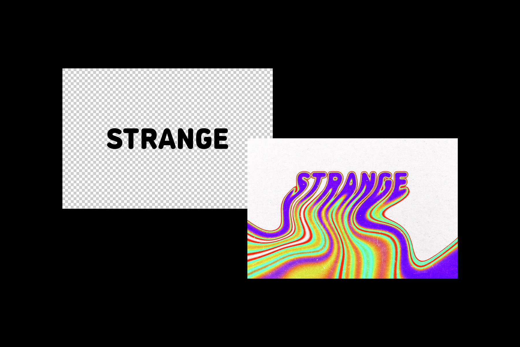 Colorful Melting Text Effect 7