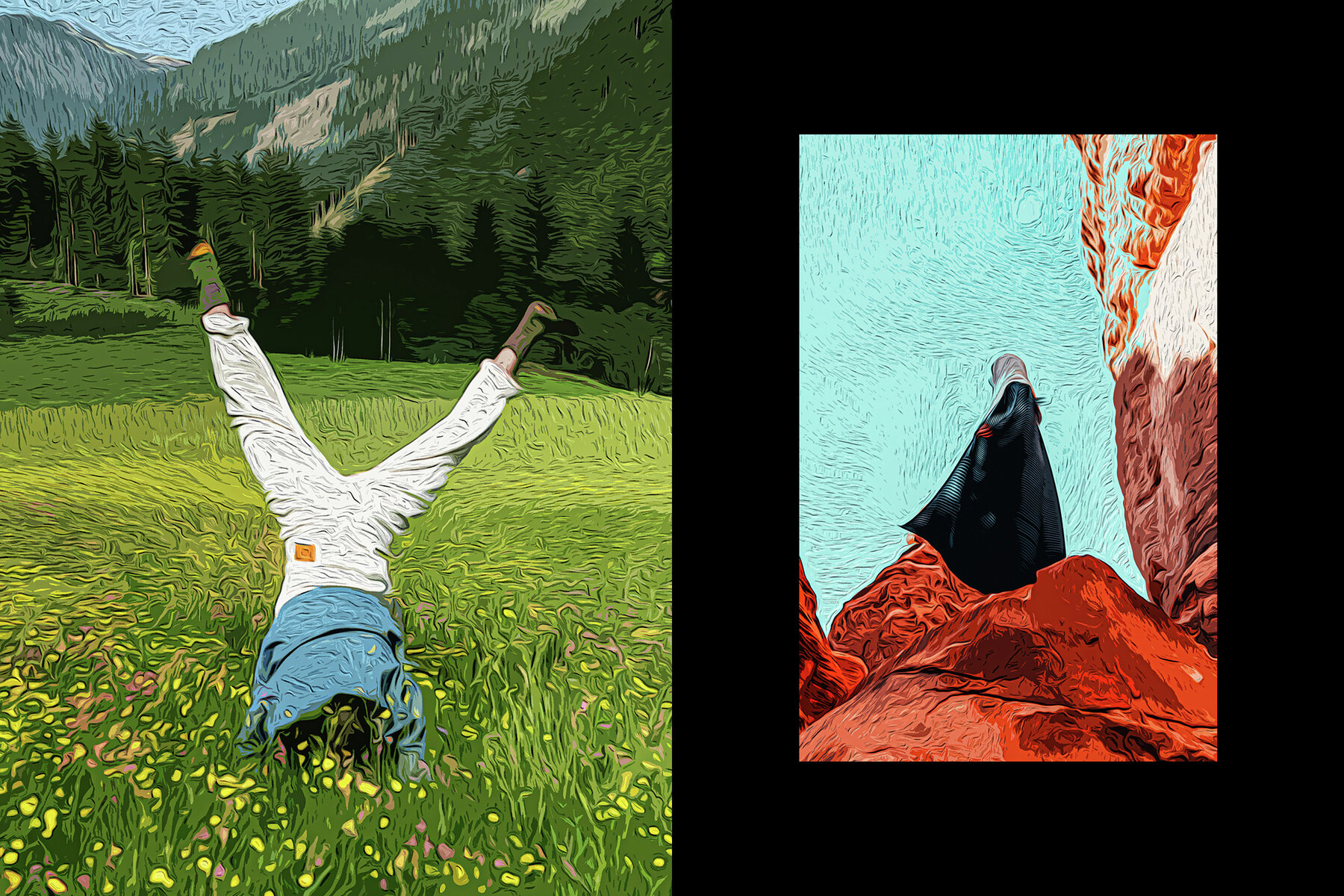 Painted Oil Photo Effect 6