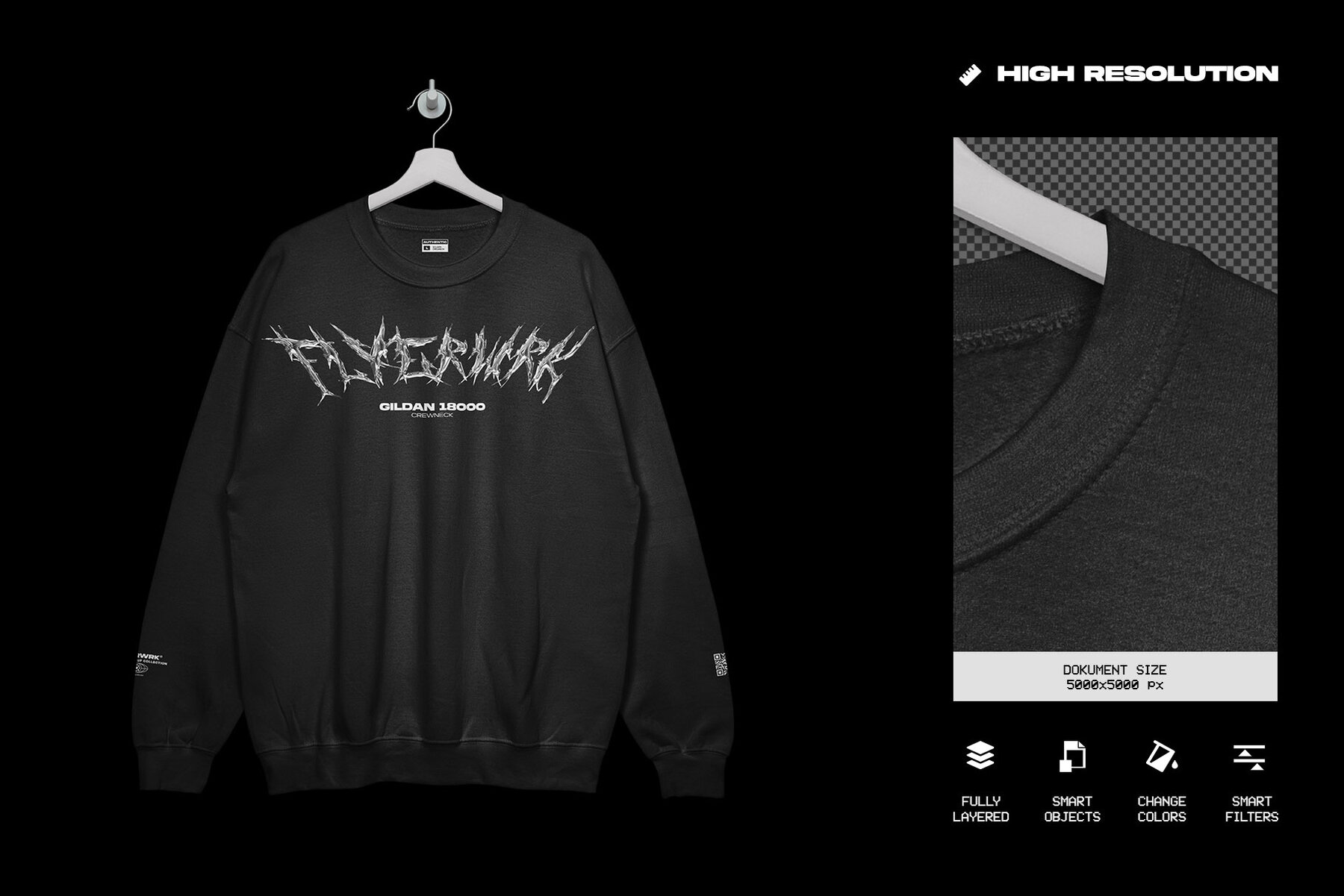 Gildan Crewneck Mockups 11