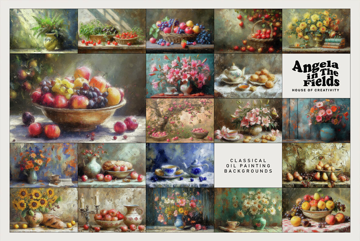 Impressionist  Still Life Backgrounds 3