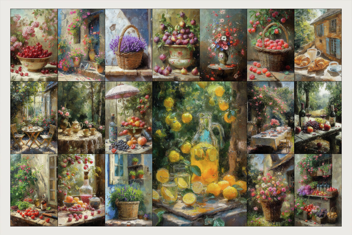Impressionist  Still Life Backgrounds 5