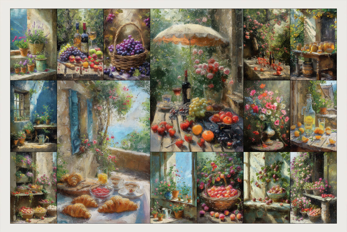 Impressionist  Still Life Backgrounds 9