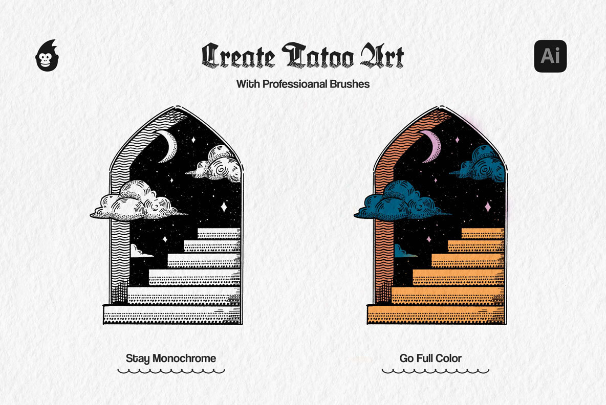 Illustrator Essential Liner Brushes 4