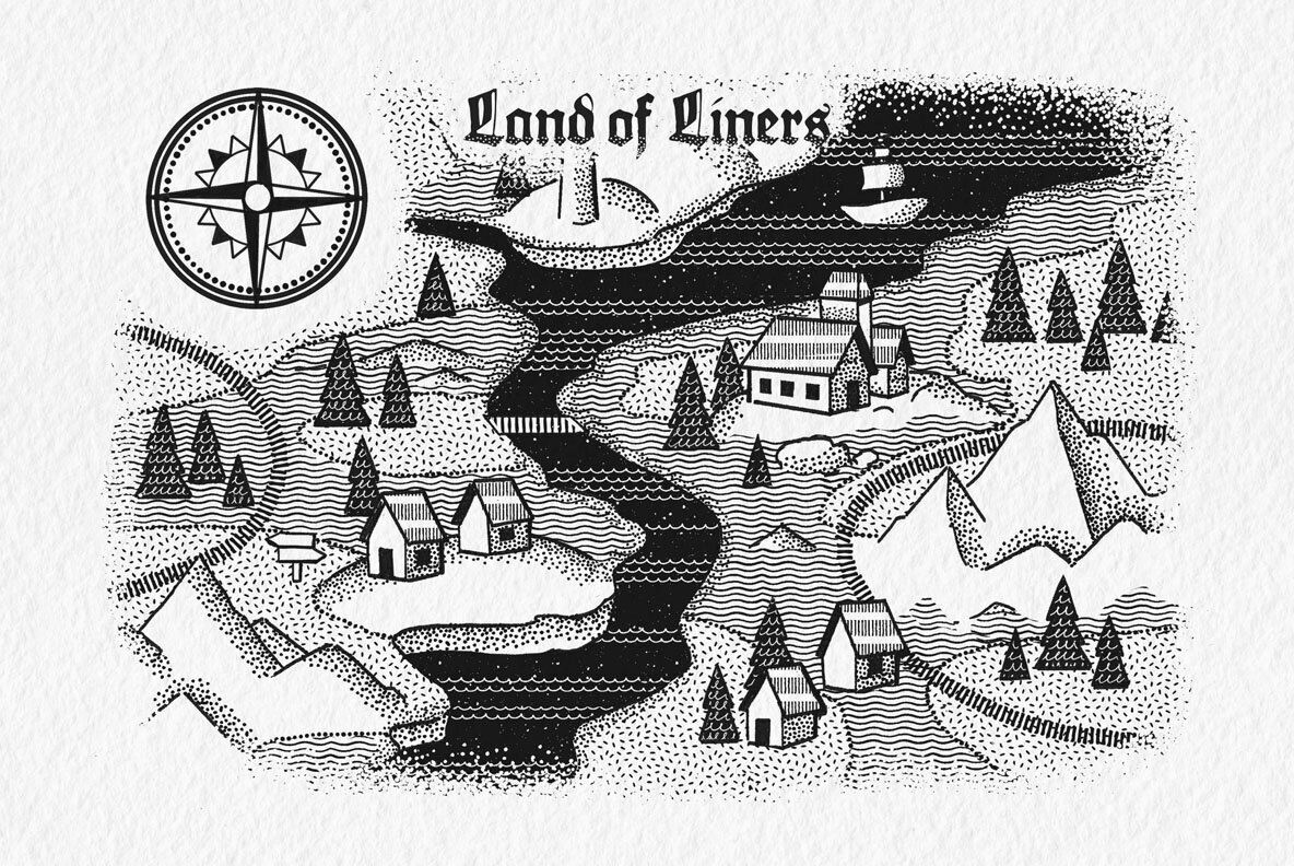 Photoshop Essential Liner Brushes 3