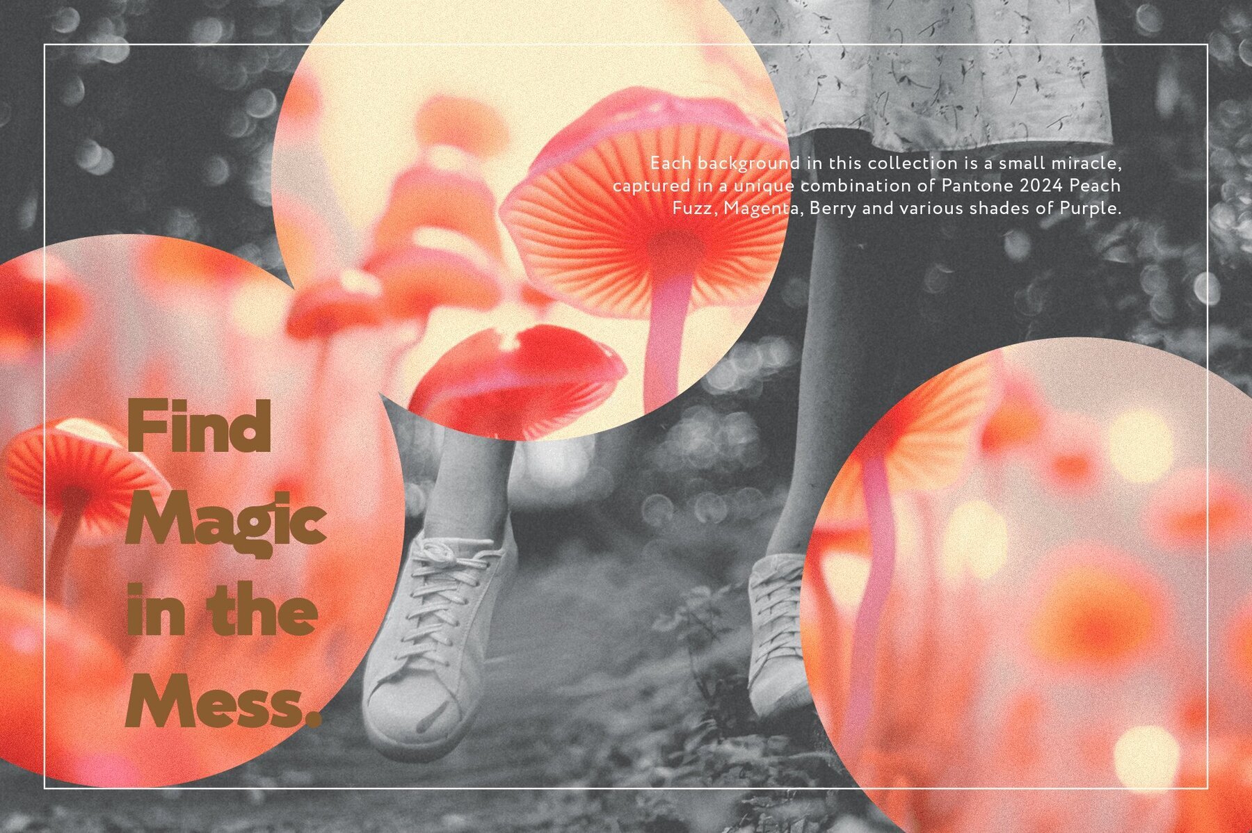 Magic World Mushroom Backgrounds 2