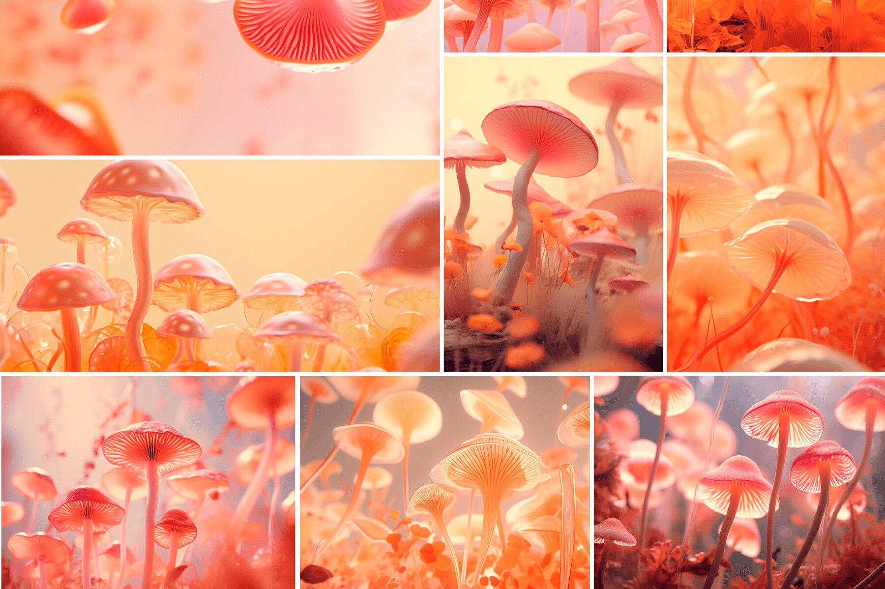 Magic World Mushroom Backgrounds 10