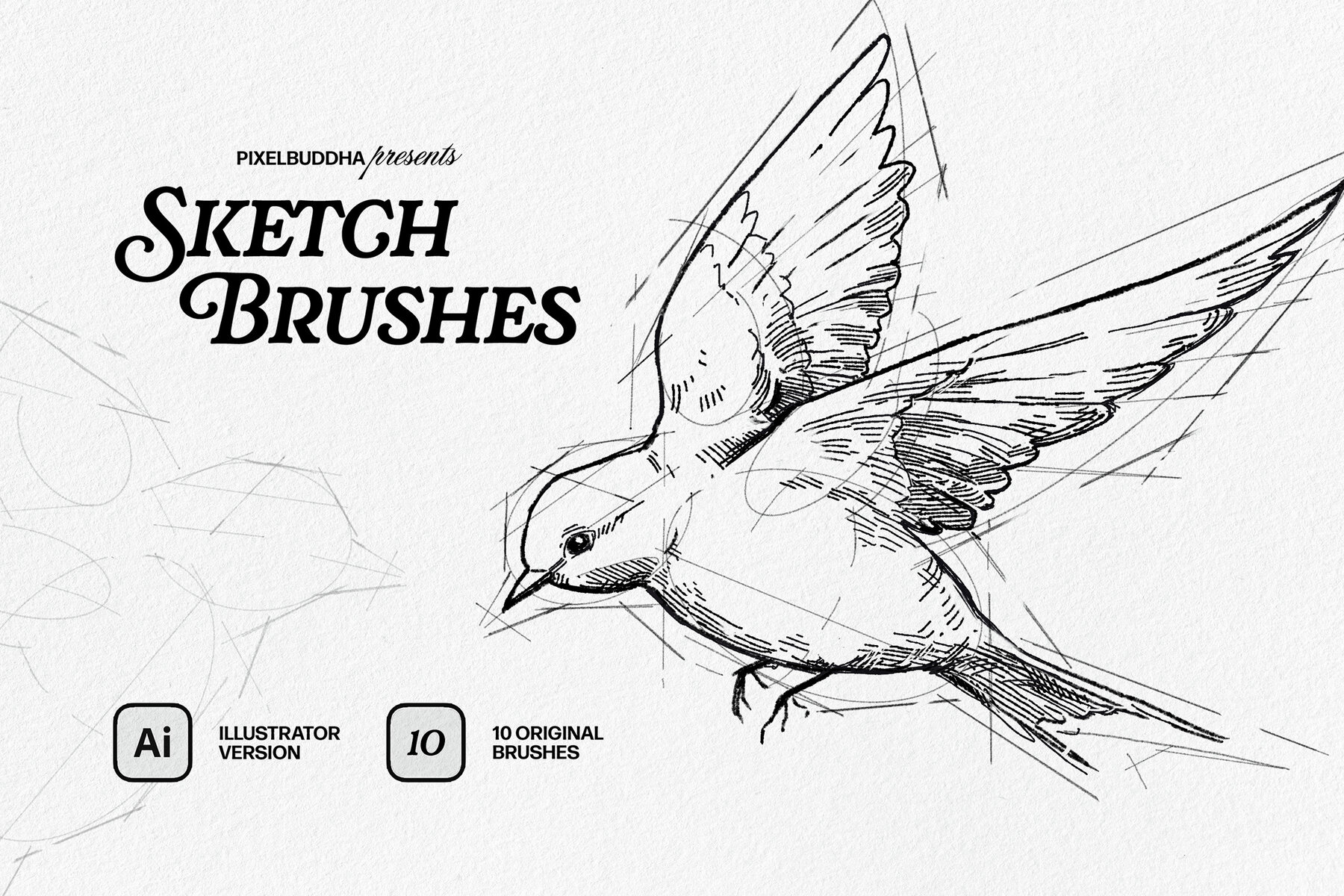 9 in 1 Illustrator Brushes Bundle 7