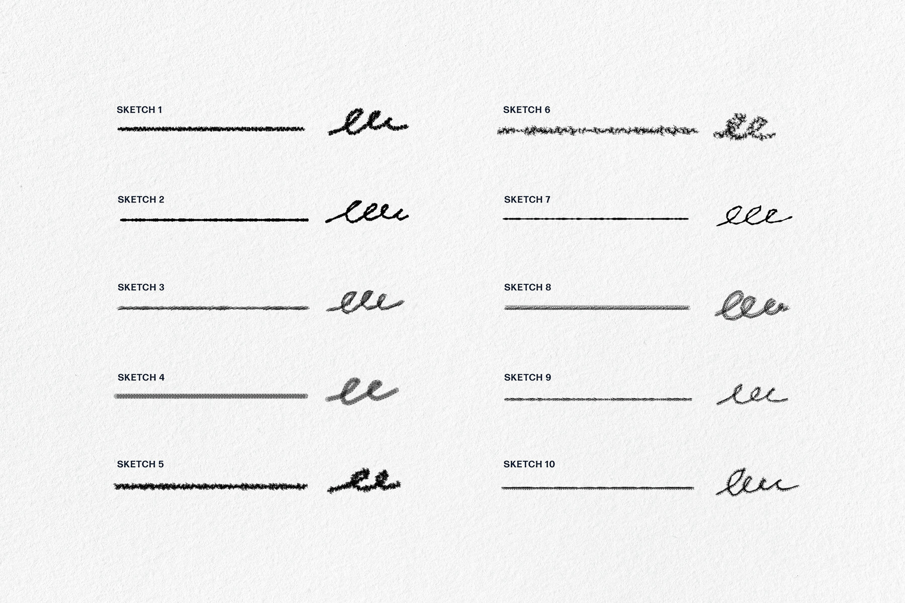 9 in 1 Illustrator Brushes Bundle 8