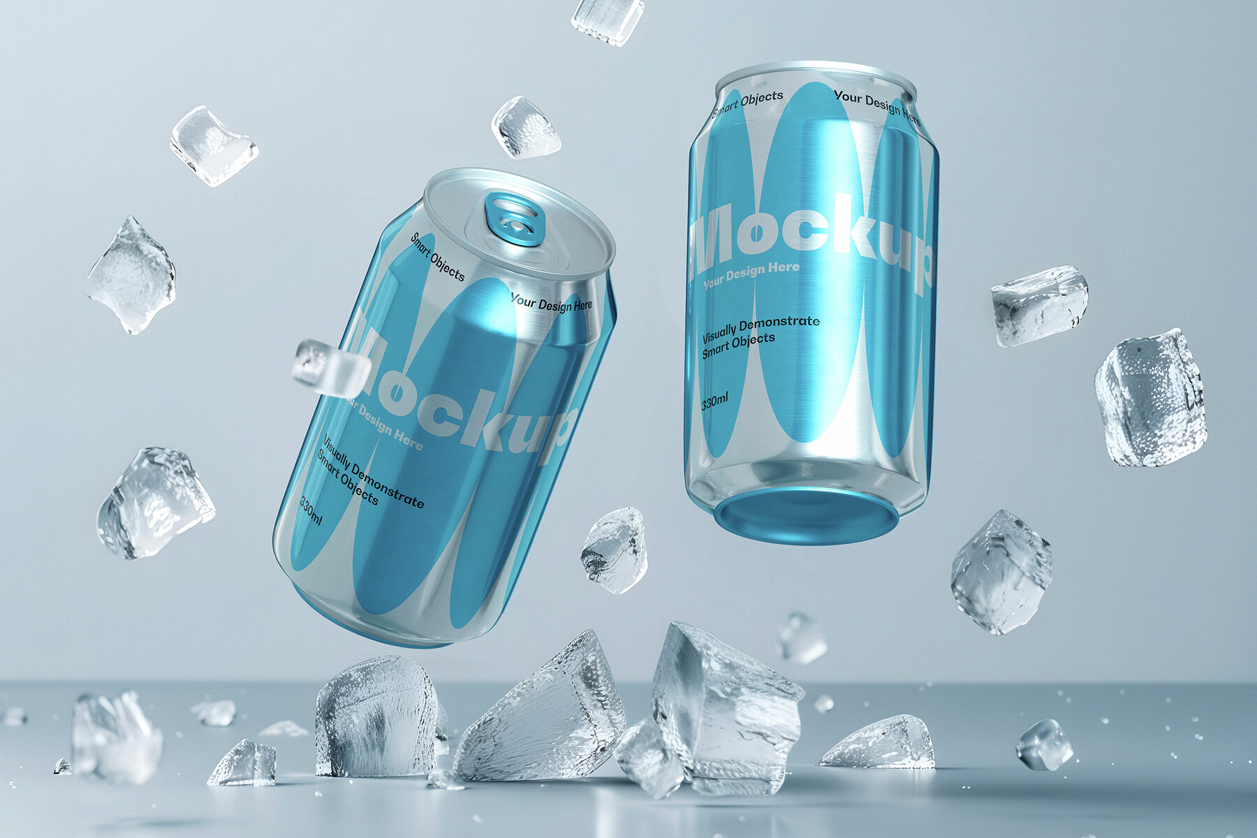 Frozen Can Mockup Set 7