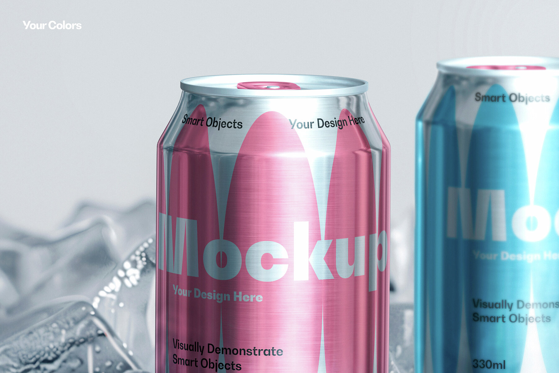 Frozen Can Mockup Set 11