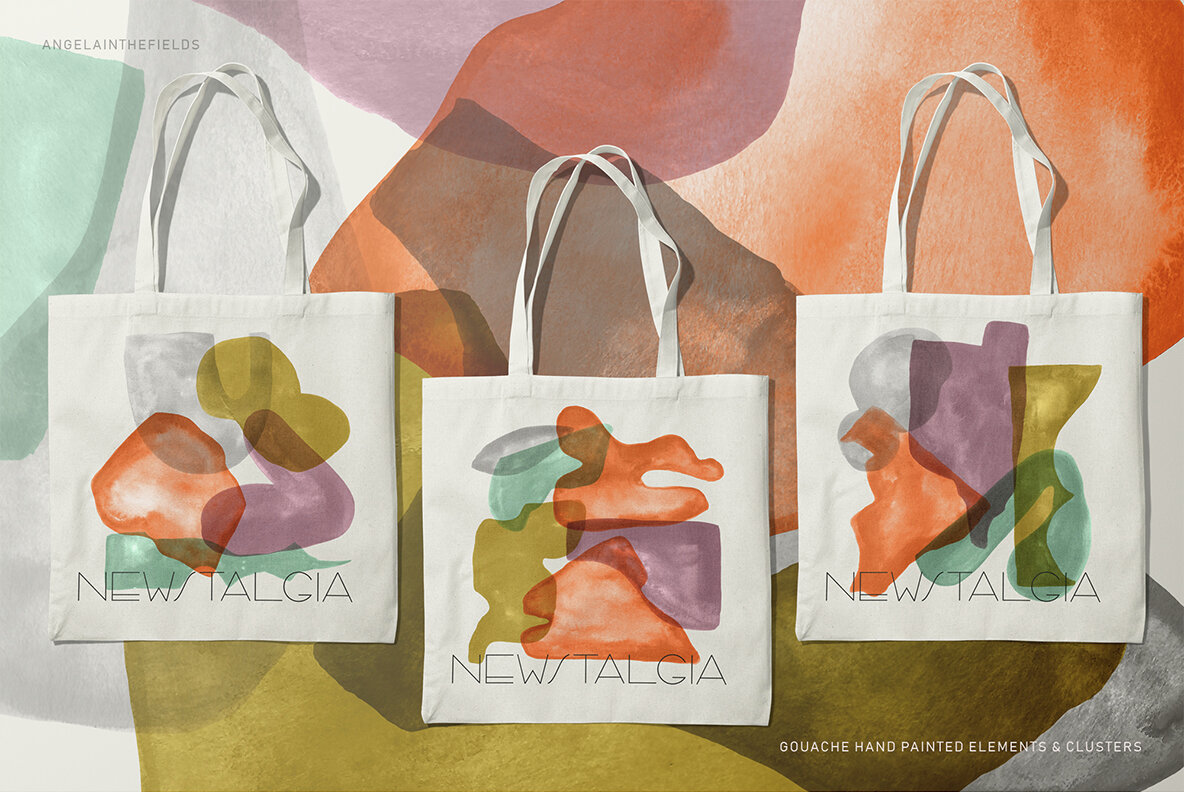 Happy Clusters Gouache Shapes 5