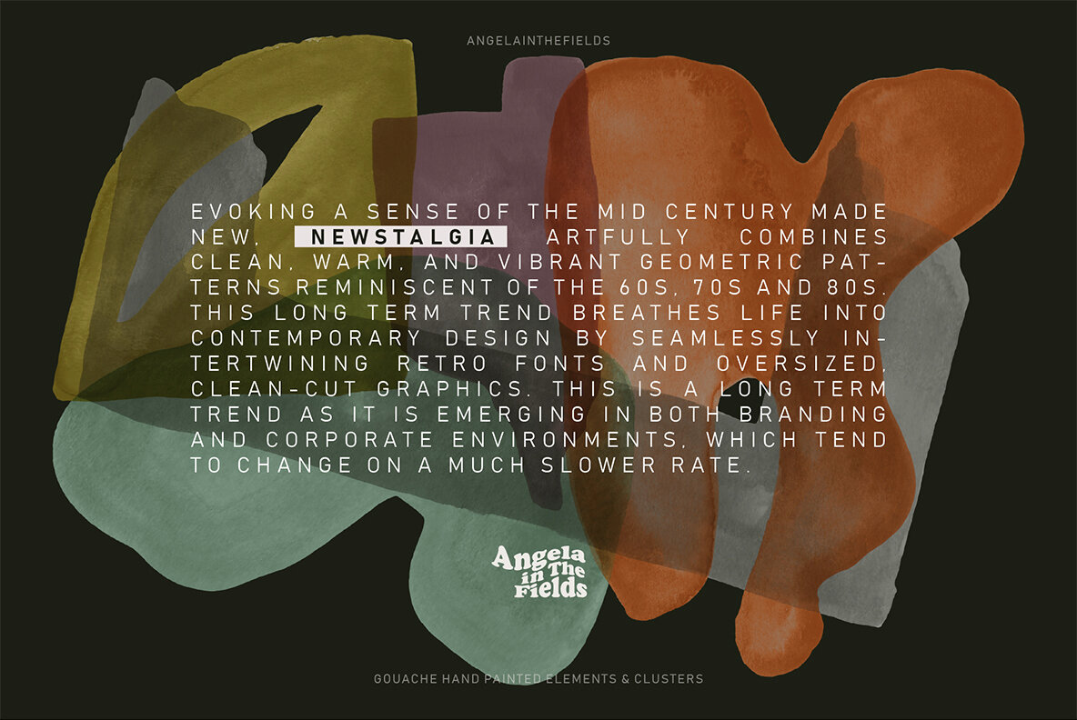 Happy Clusters Gouache Shapes 8