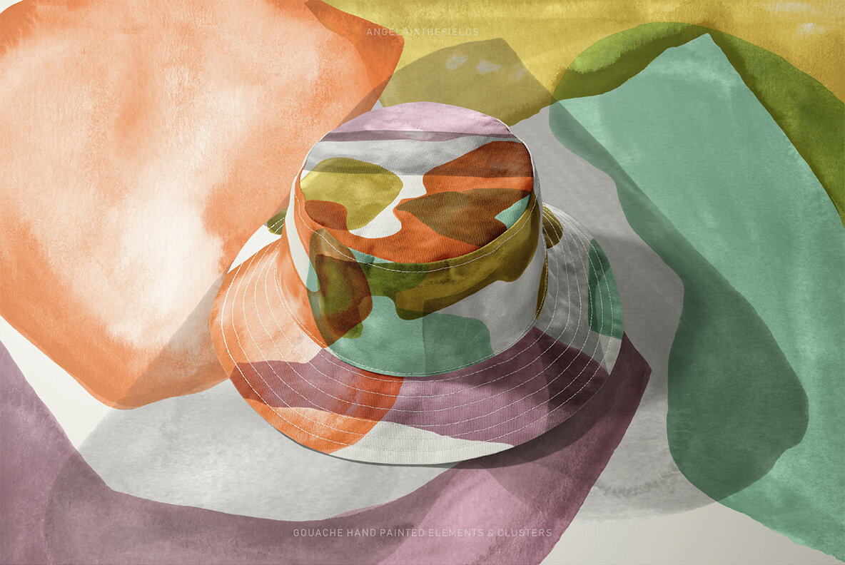 Happy Clusters Gouache Shapes 10