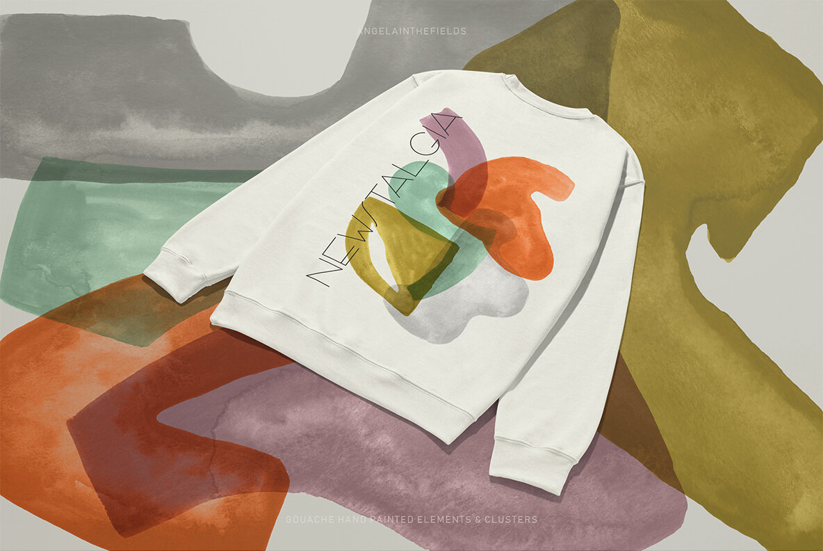 Happy Clusters Gouache Shapes 14