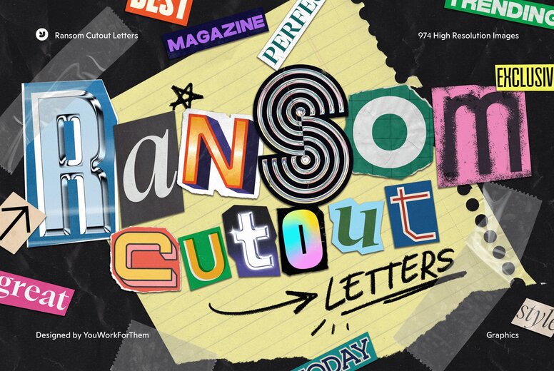 Handwritten Letter Ransom Note Ransom Note Letters Collection Objects - YouWorkForThem