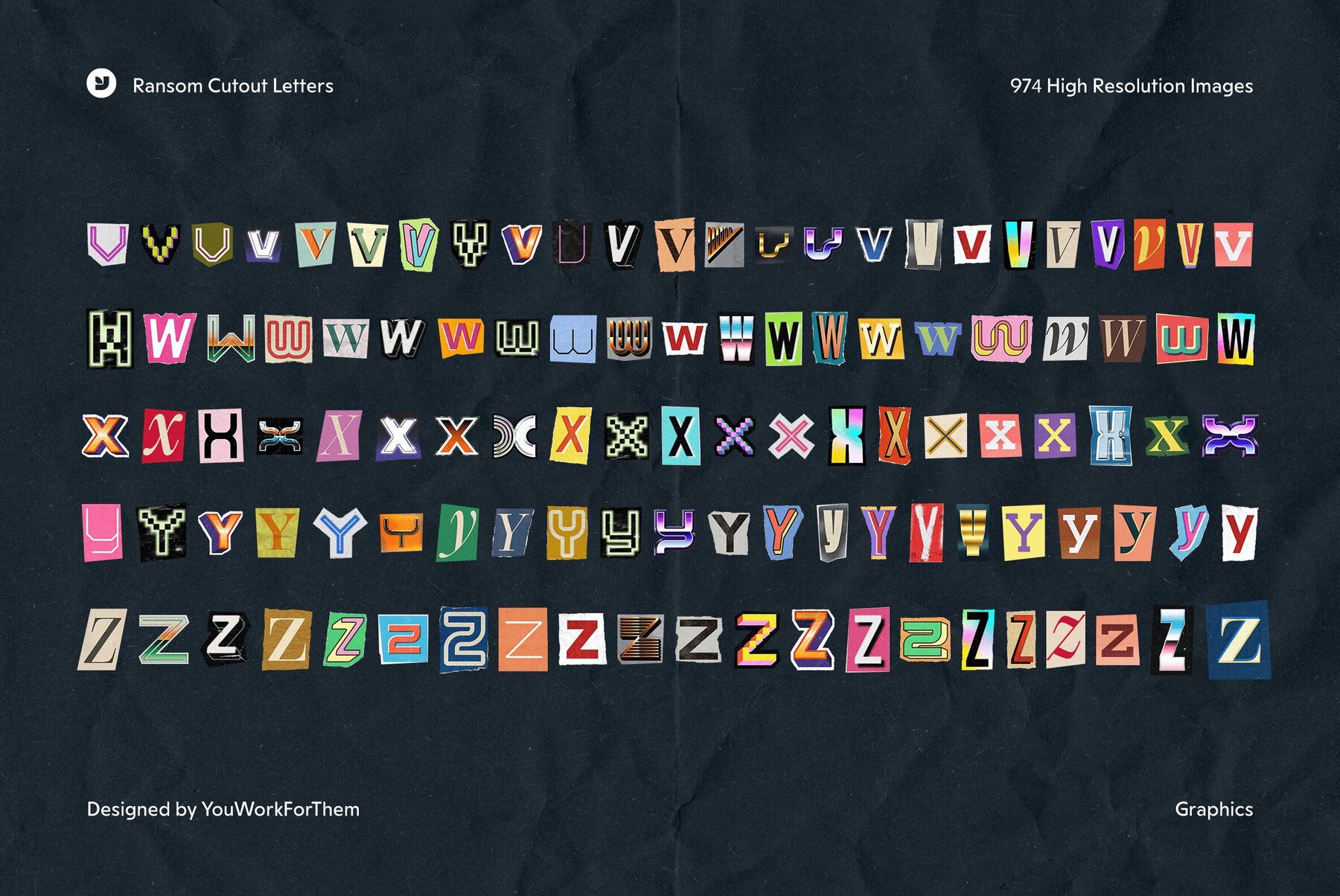 Ransom Cutout Letters 9