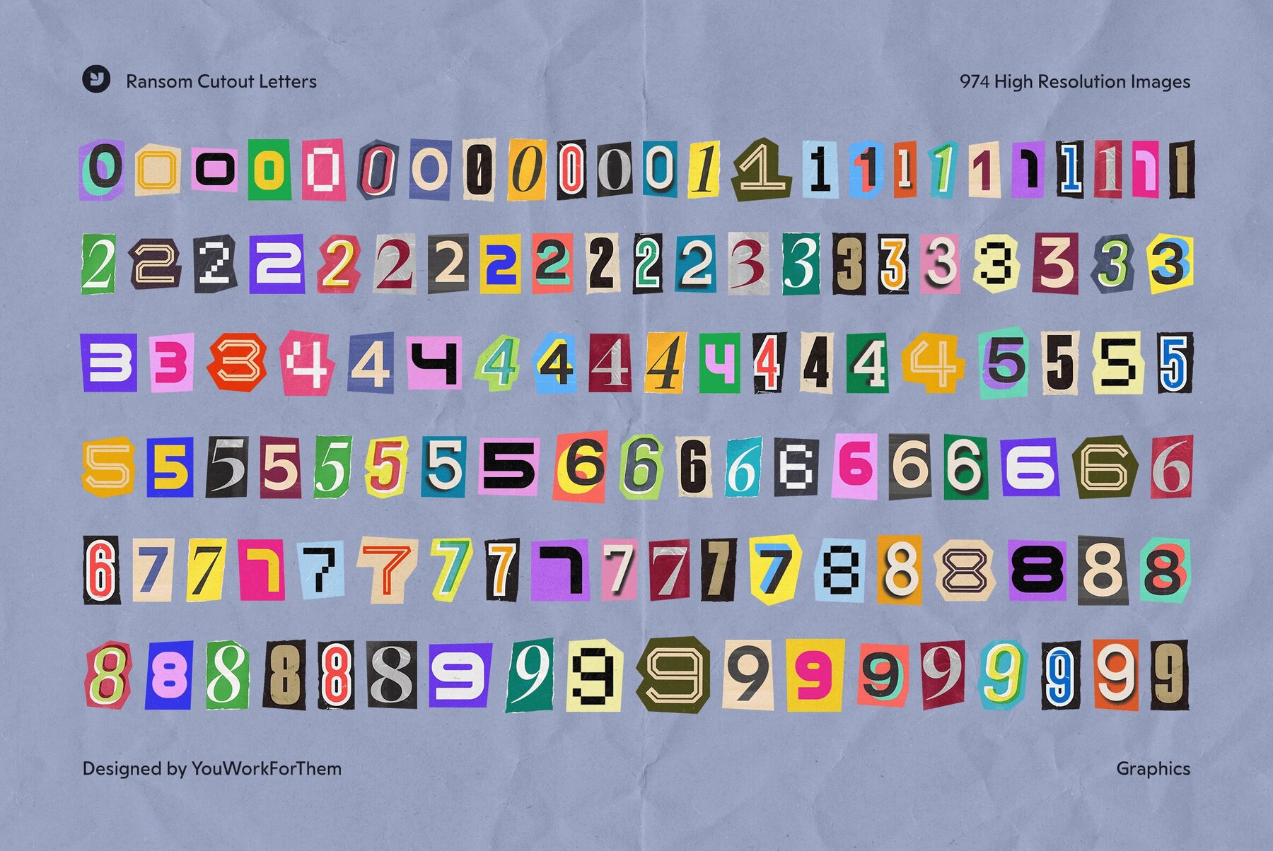 Ransom Cutout Letters 12