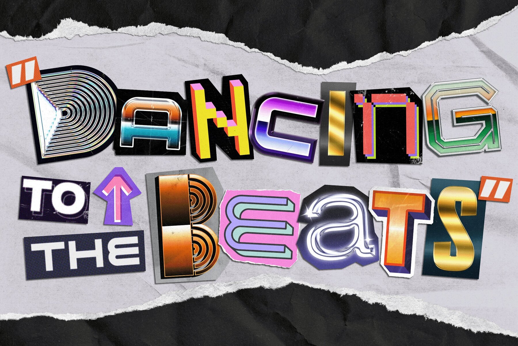 Ransom Cutout Letters 14