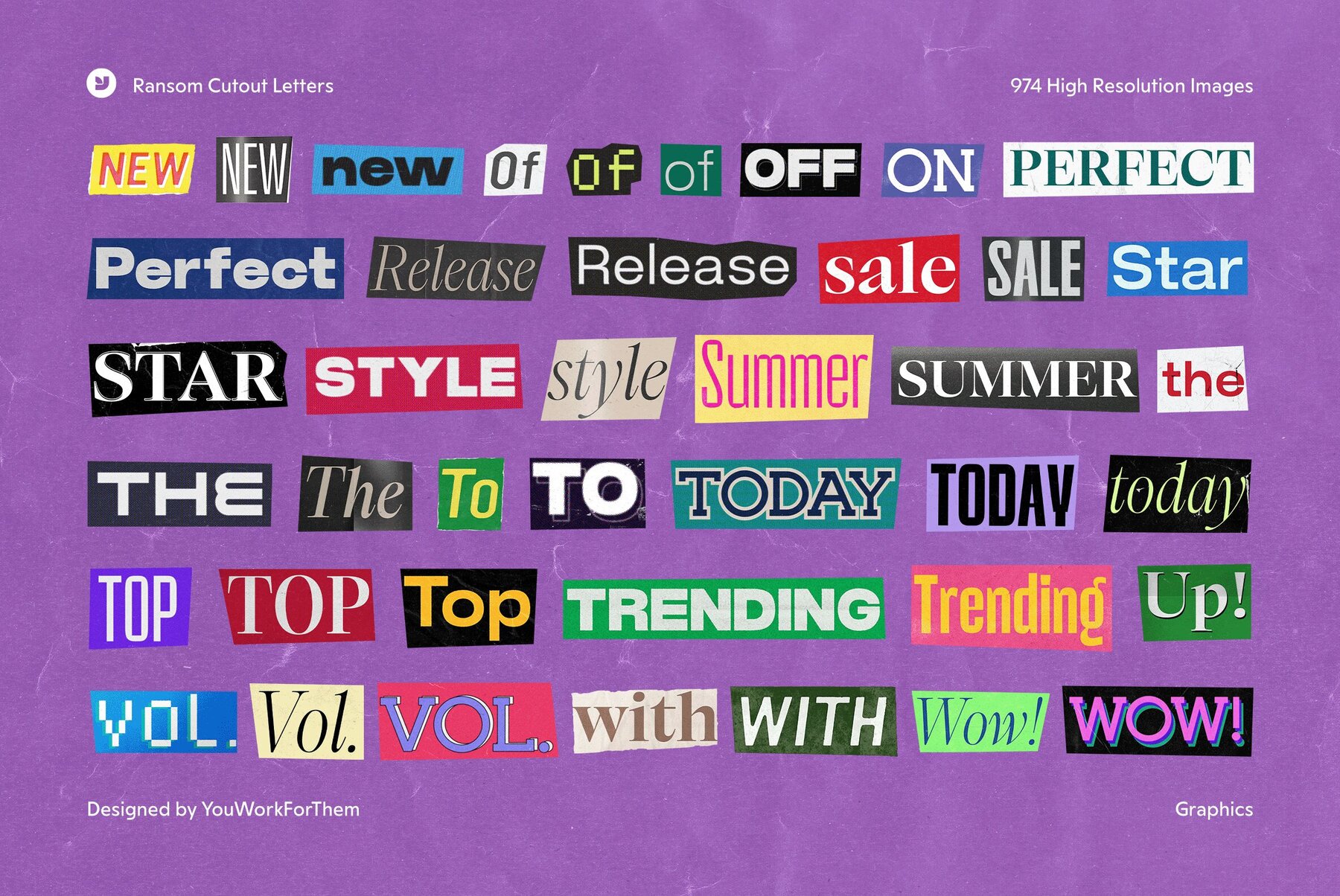 Ransom Cutout Letters 16