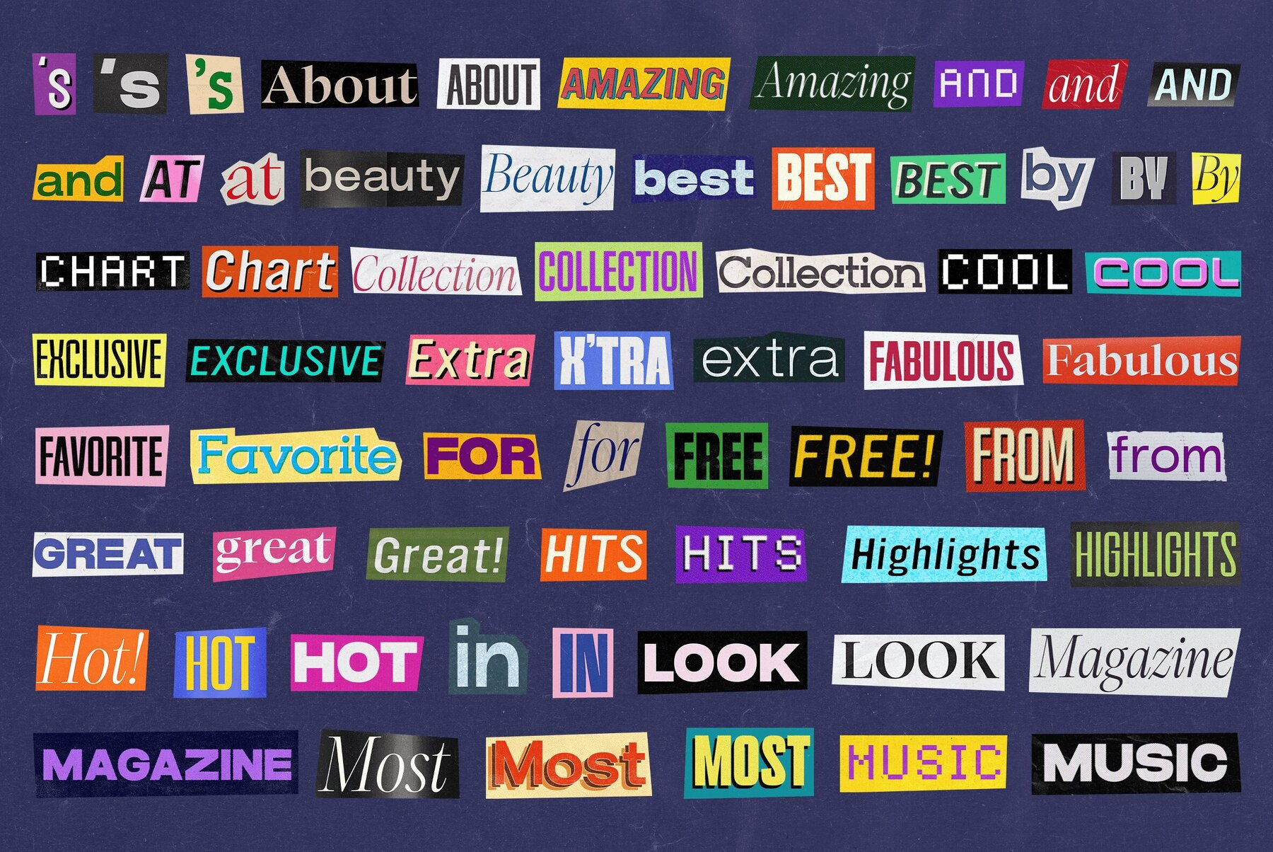 Ransom Cutout Letters 17