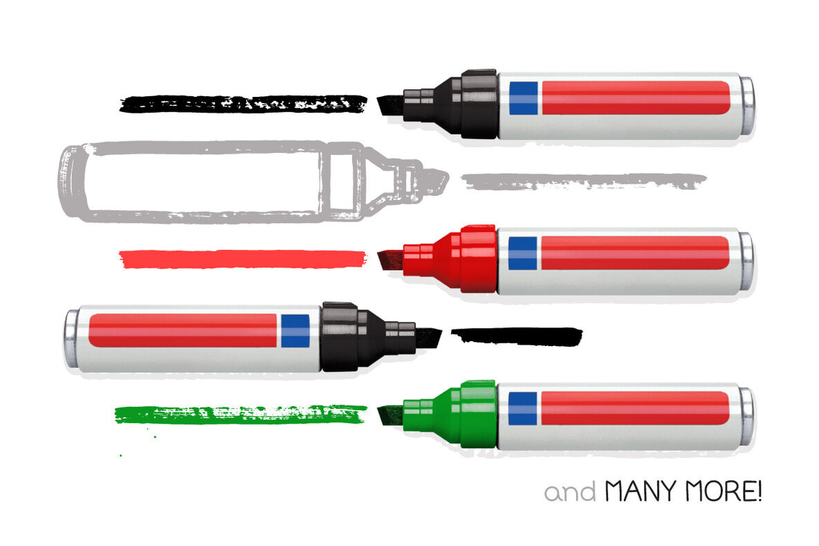 Thick and Dry Marker Brushes 3