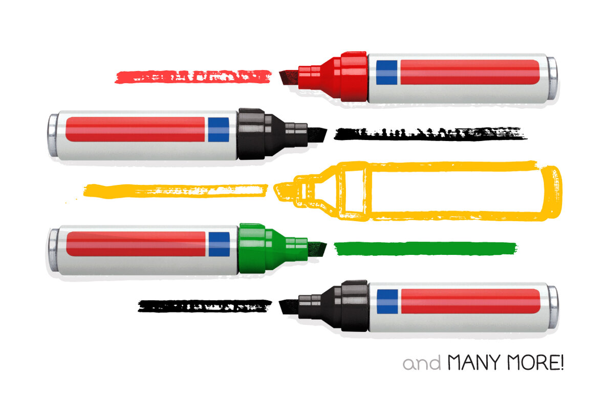 Thick and Dry Marker Brushes 4
