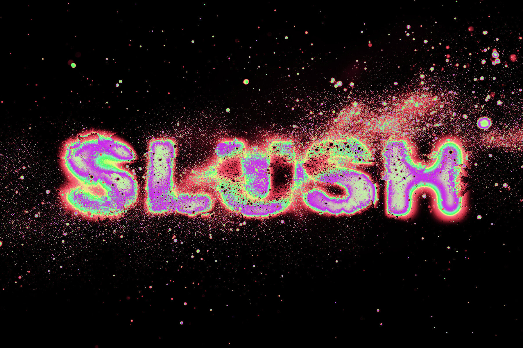 Acid Explosion Distortion Text Effect 2