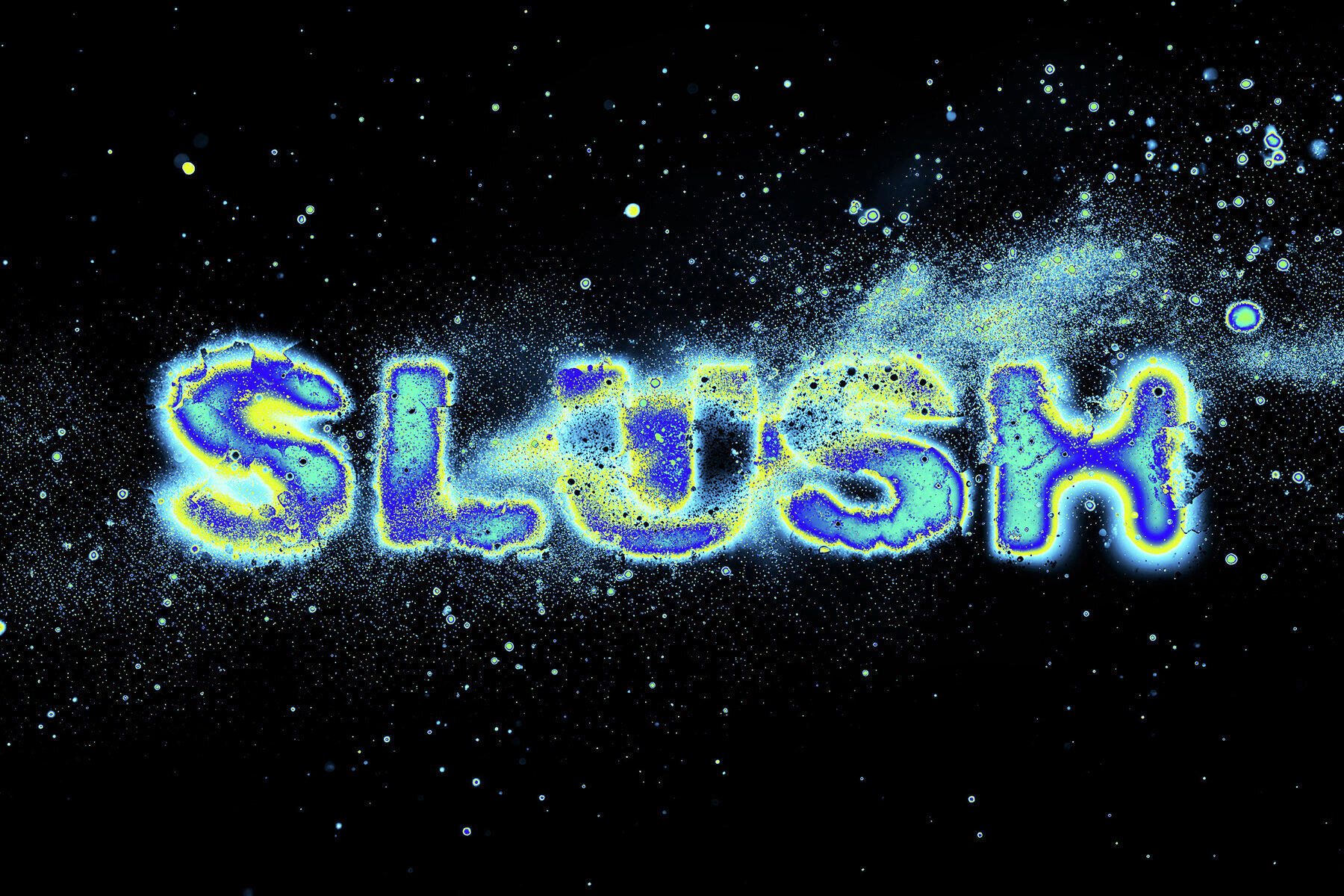 Acid Explosion Distortion Text Effect 3