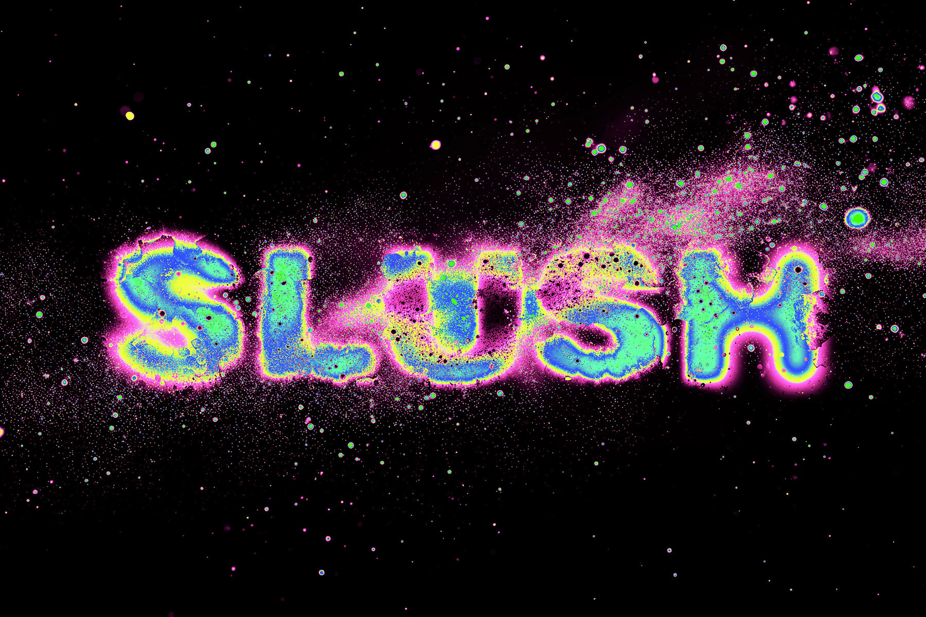 Acid Explosion Distortion Text Effect 4