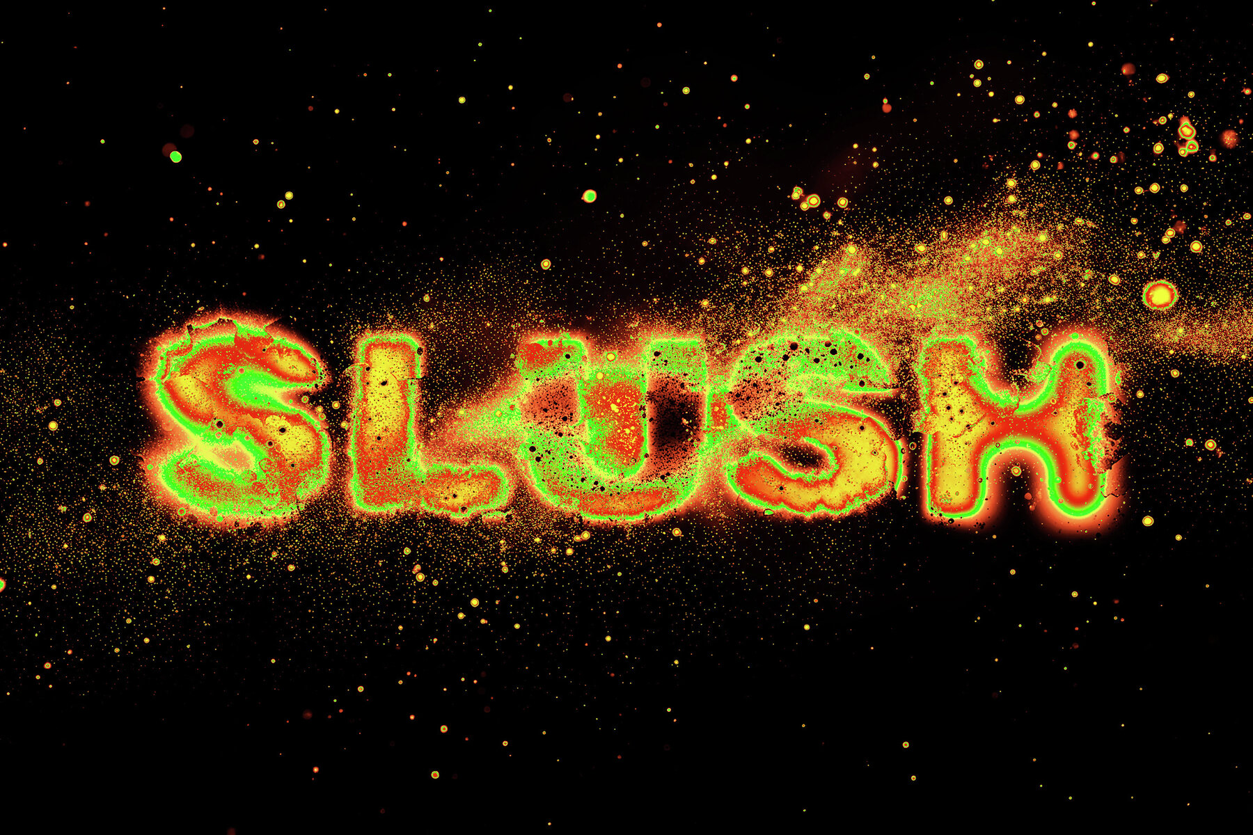 Acid Explosion Distortion Text Effect 5