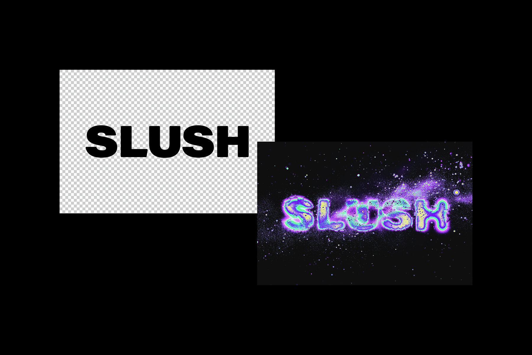 Acid Explosion Distortion Text Effect 6