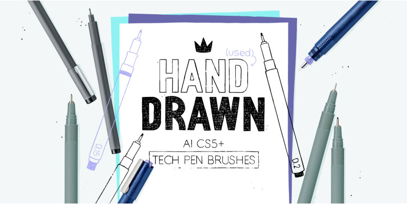 Technical Pen Brushes