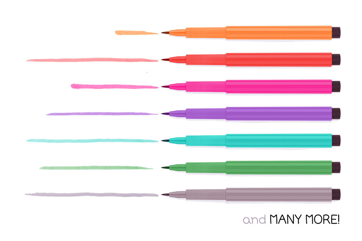 Brush Pen Brushes Vol 1 3