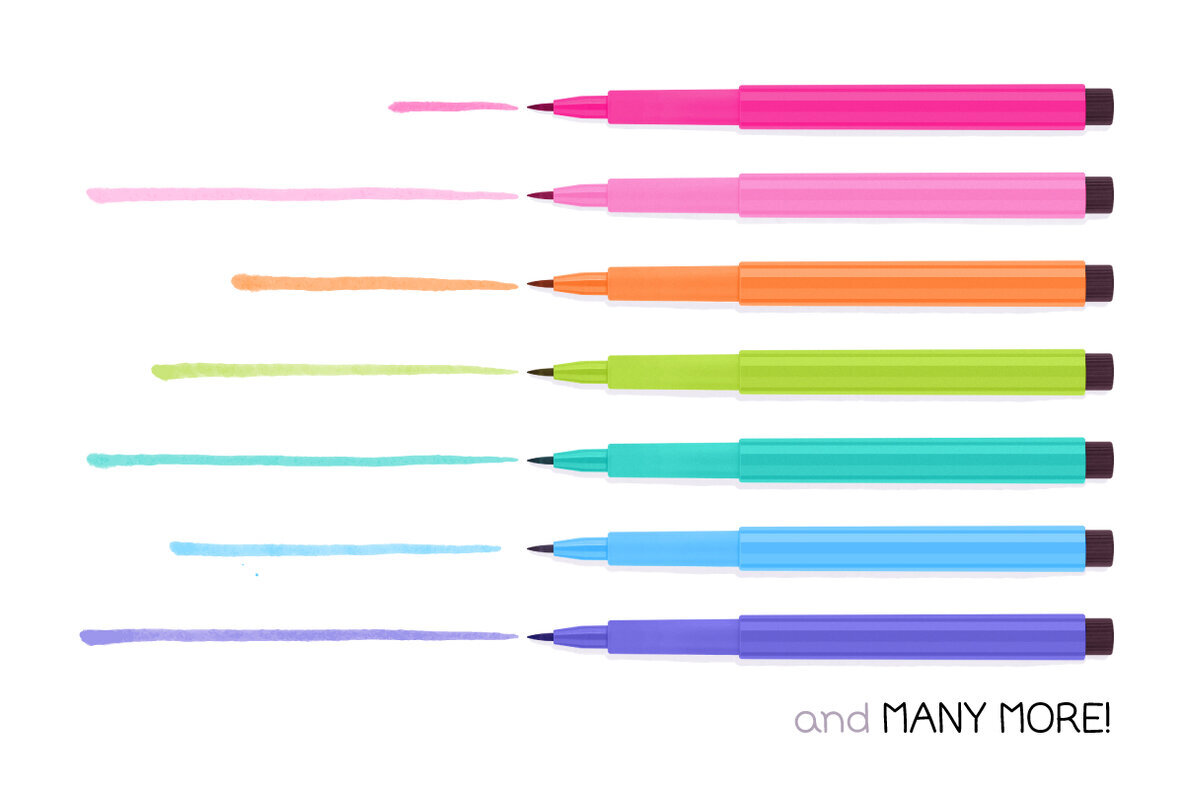 Brush Pen Brushes Vol 2 3