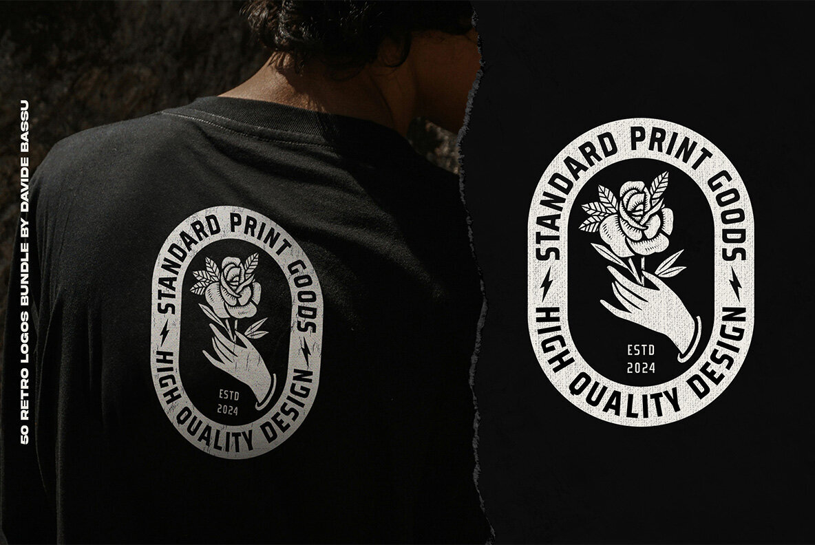 50 Retro Logos Bundle 2