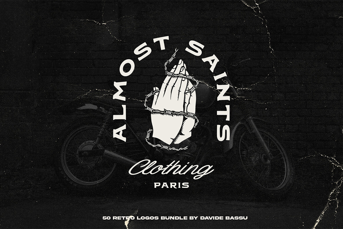 50 Retro Logos Bundle 4