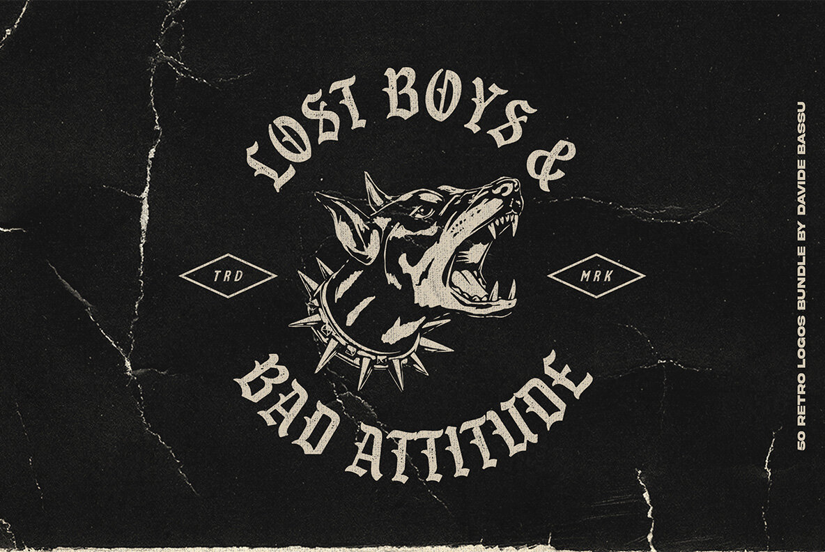 50 Retro Logos Bundle 10