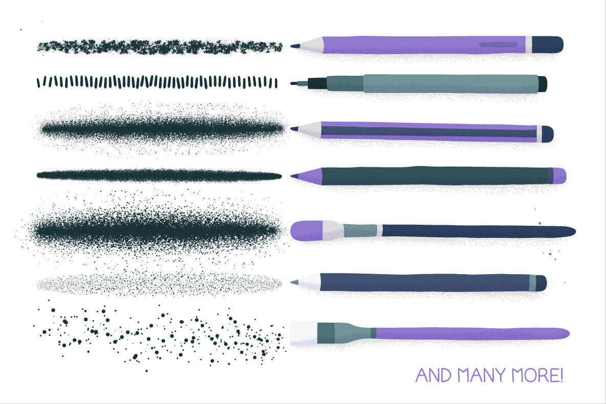 Grain   Texture Brushes 3