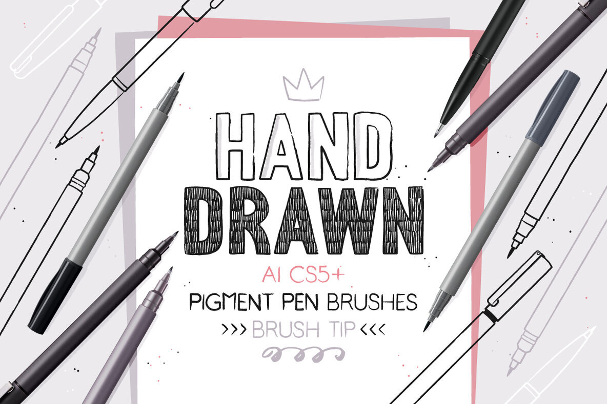 Pigment Pen Brushes 1