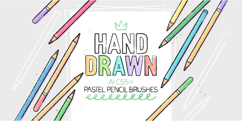 Pastel Pencil Brushes