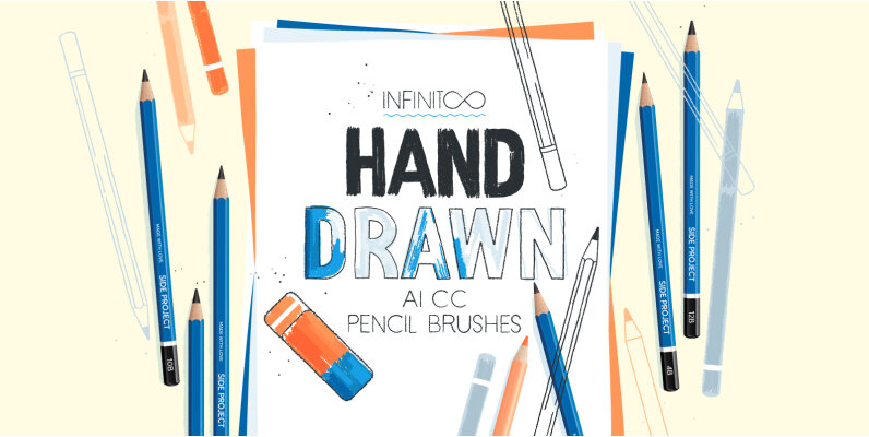 Infinito Soft Lead Pencil Brushes