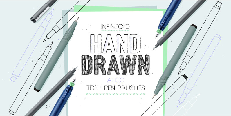 Infinito Technical Pen Brushes