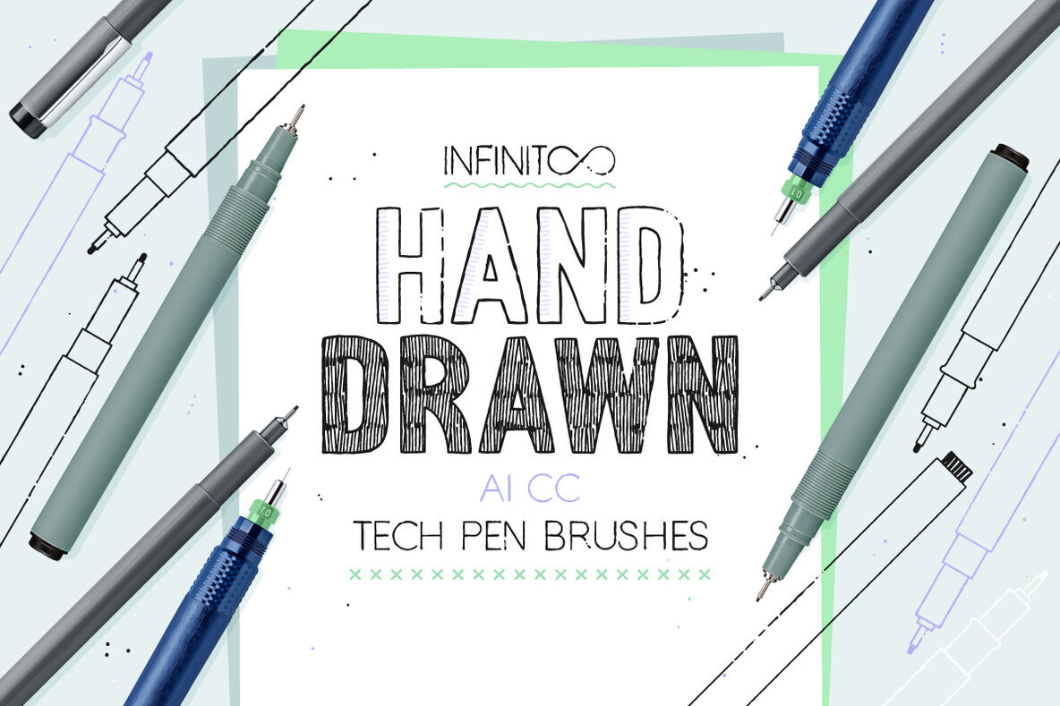 Infinito Technical Pen Brushes 1