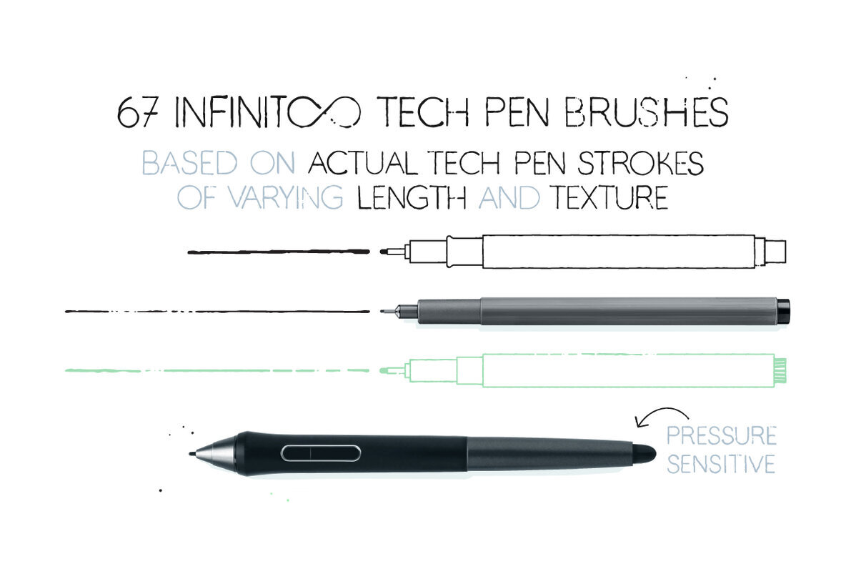 Infinito Technical Pen Brushes 2
