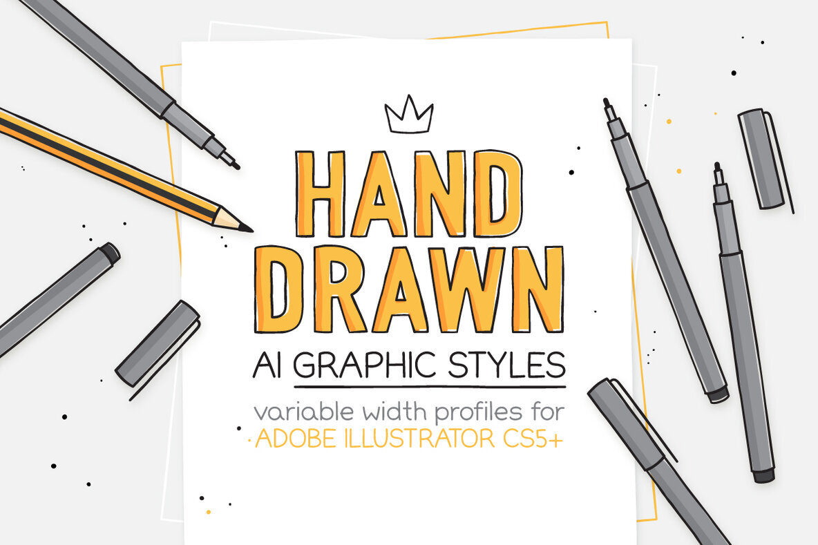 Hand Drawn Styles and Brushes Vol 1 1