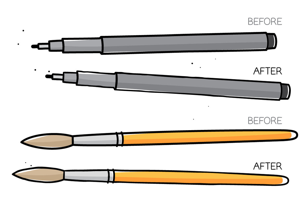 Hand Drawn Styles and Brushes Vol 1 4