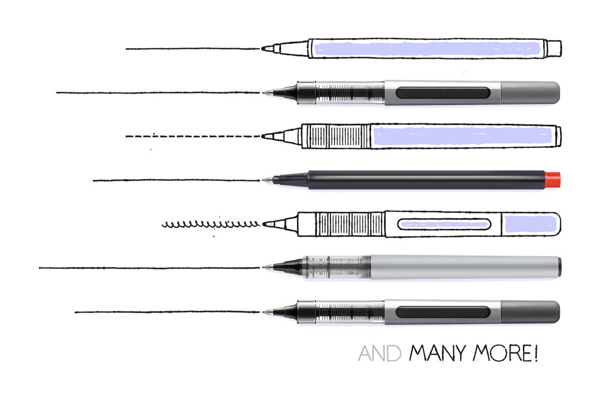 Blotchy Pen Brushes 3