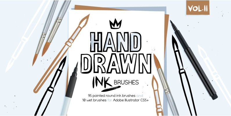 Ink and Watered Ink Brushes