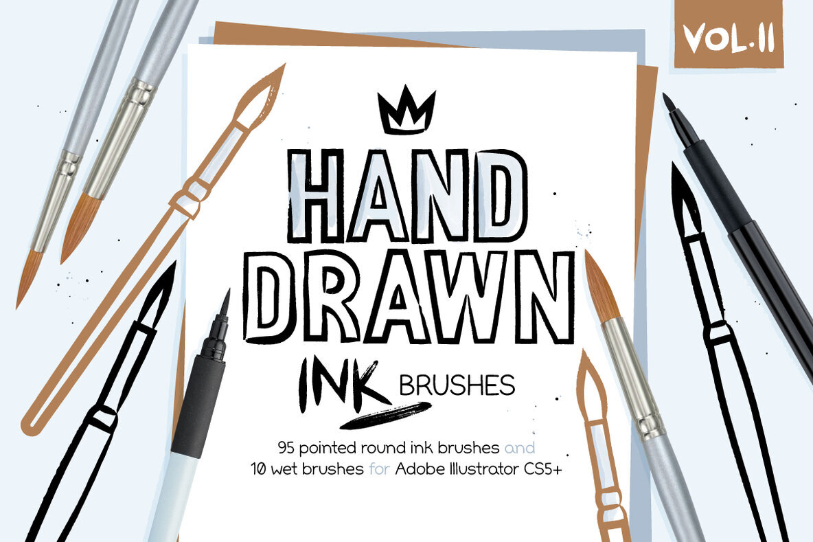 Ink and Watered Ink Brushes 1